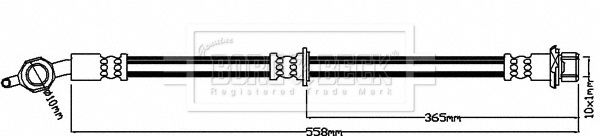 BORG & BECK Jarruletku BBH7968